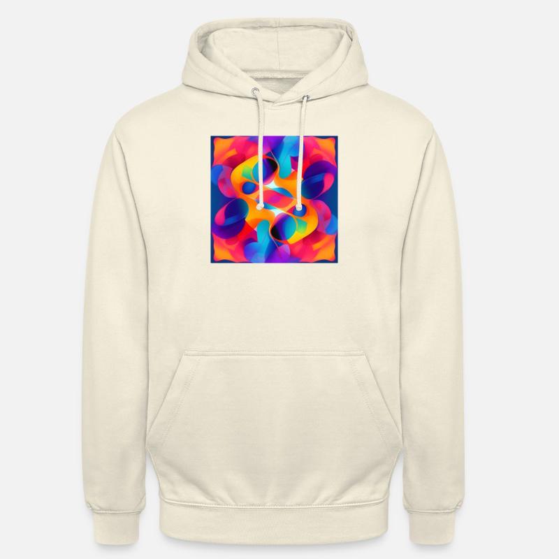 Abstrait - Sweat-shirt à capuche unisexe - vanille