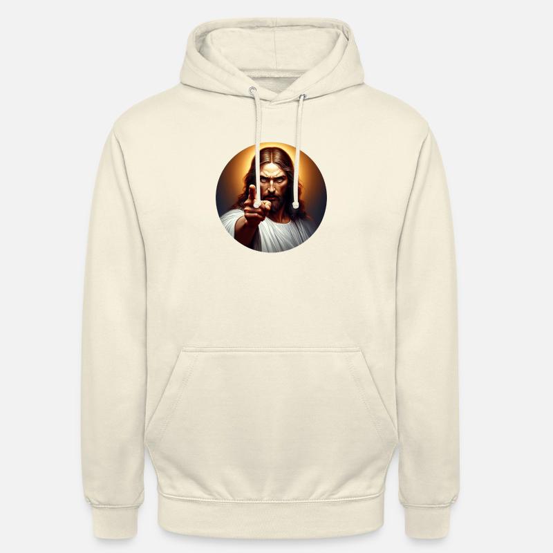 Que le Seigneur vous réprimande - Sweat-shirt à capuche unisexe - vanille