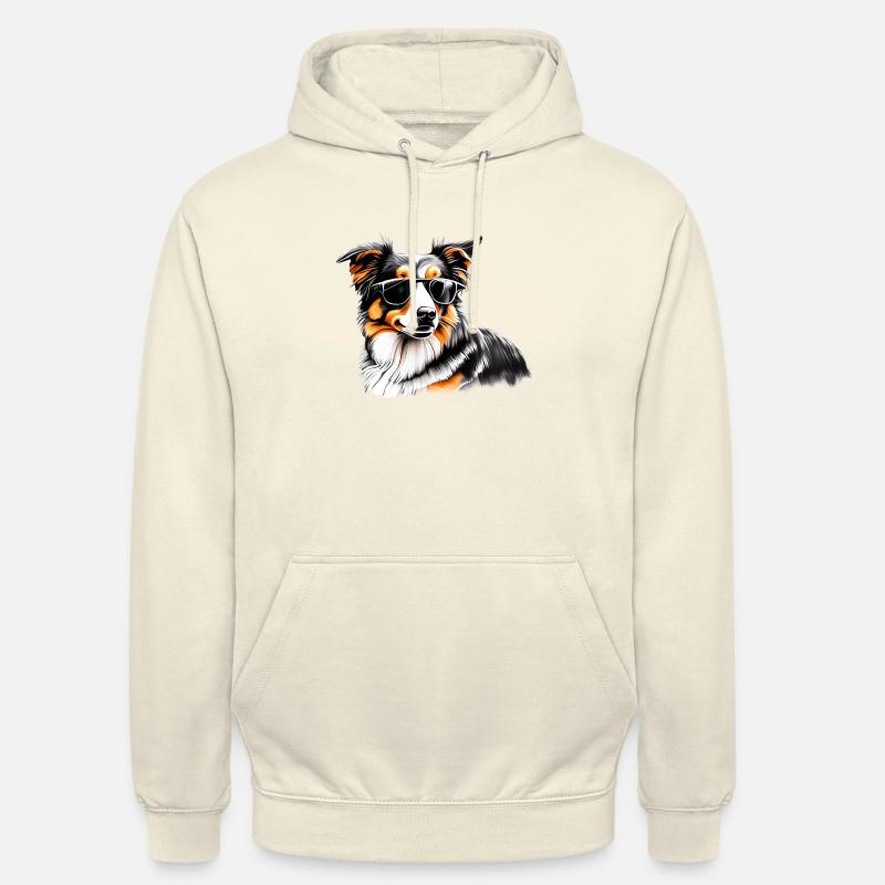 Chiot Berger Australien Propriétaire - Sweat-shirt à capuche unisexe - vanille