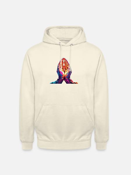 Pray to Heaven - Unisex Hoodie - Vanille-Milchshake