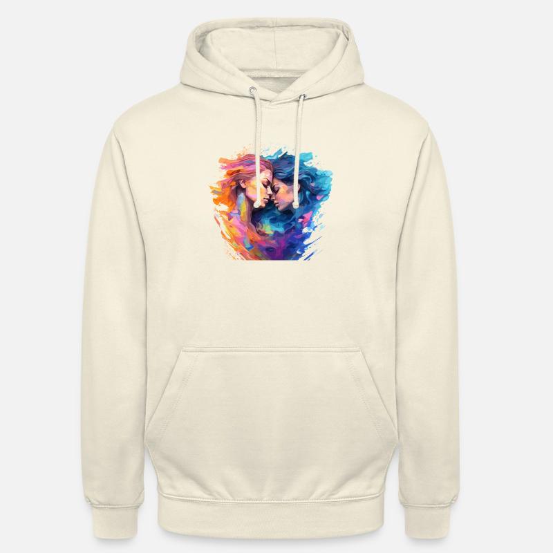 Love Without Borders - Unisex Hoodie - vanilla