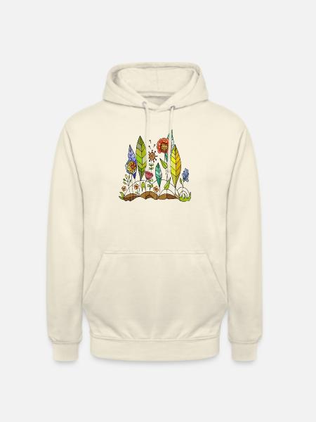 Flowers - Unisex Hoodie - vanilla