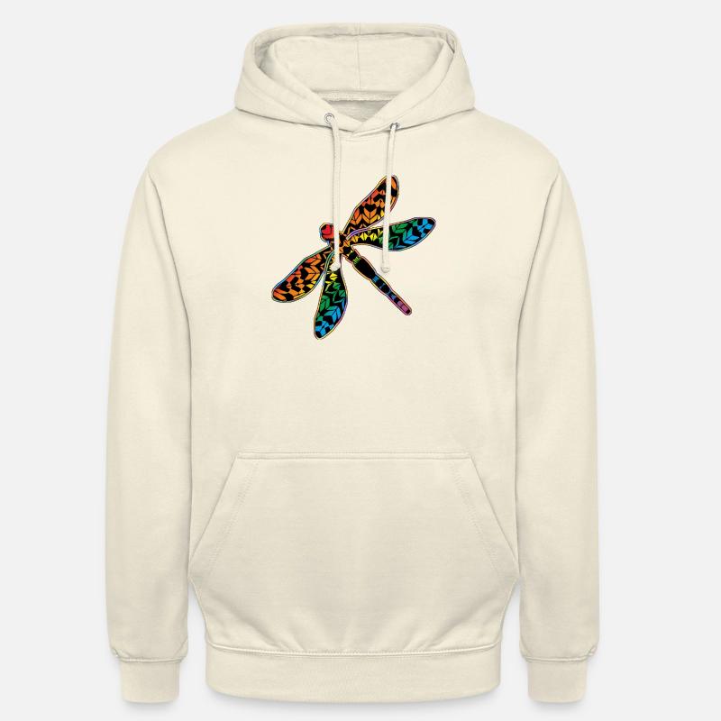 Libellule - Sweat-shirt à capuche unisexe - vanille