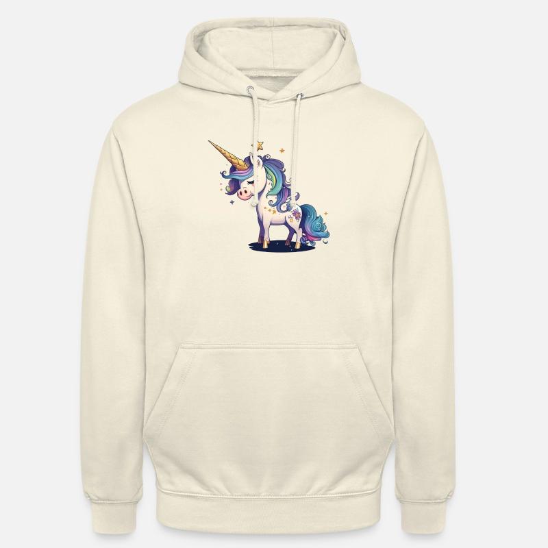 Süßes Einhorn - Unisex Hoodie - Vanille-Milchshake