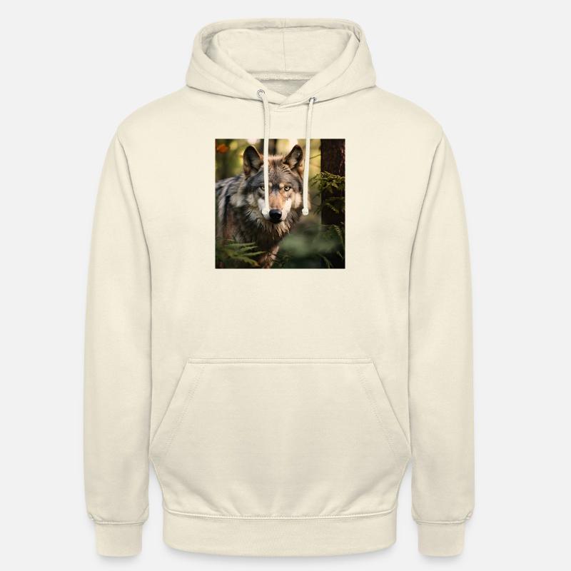 Die Kraft des Wolfes - Unisex Hoodie - Vanille-Milchshake