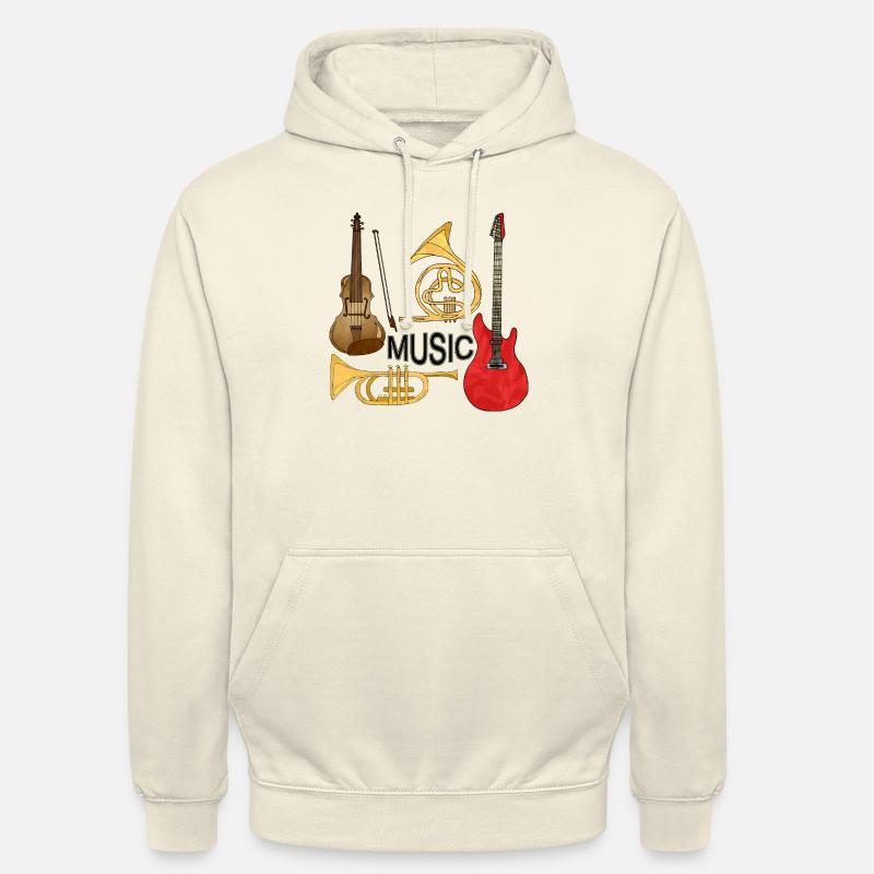Musical Instruments - Unisex Hoodie - vanilla
