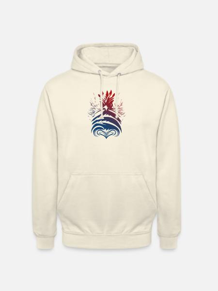 Coq sportif - Sweat-shirt à capuche unisexe - vanille