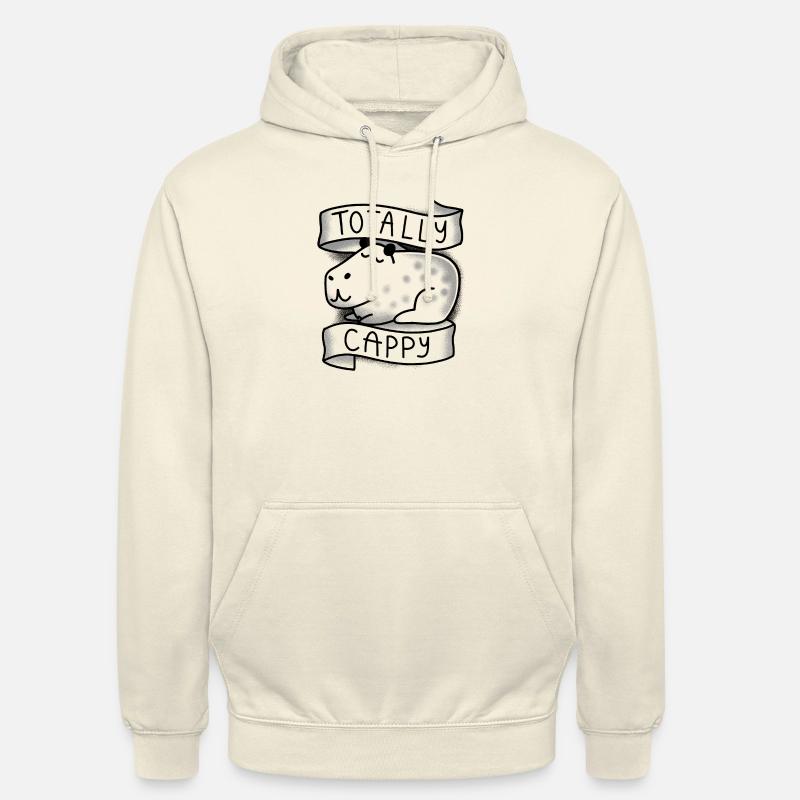 Totalement Cappy Mignon CAPYBARA - Sweat-shirt à capuche unisexe - vanille