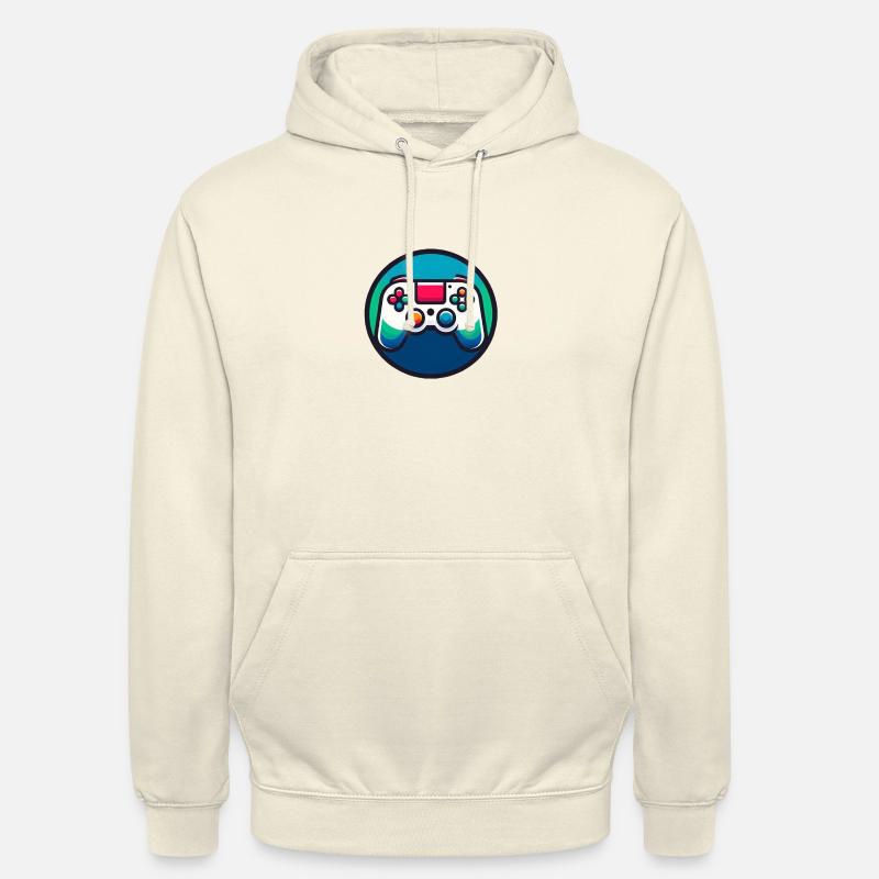 Une manette - Sweat-shirt à capuche unisexe - vanille