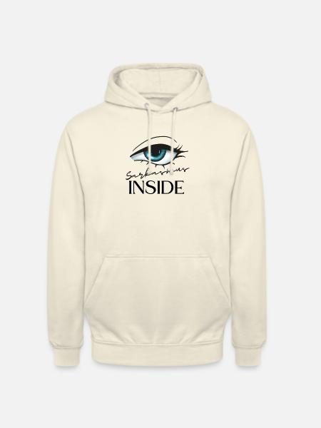 Sarkasmus inside - Unisex Hoodie - Vanille-Milchshake