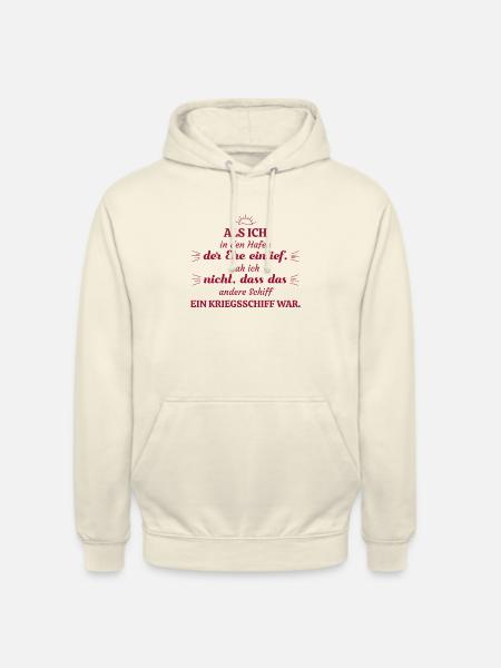 Scheidung Spruch - Unisex Hoodie - Vanille-Milchshake