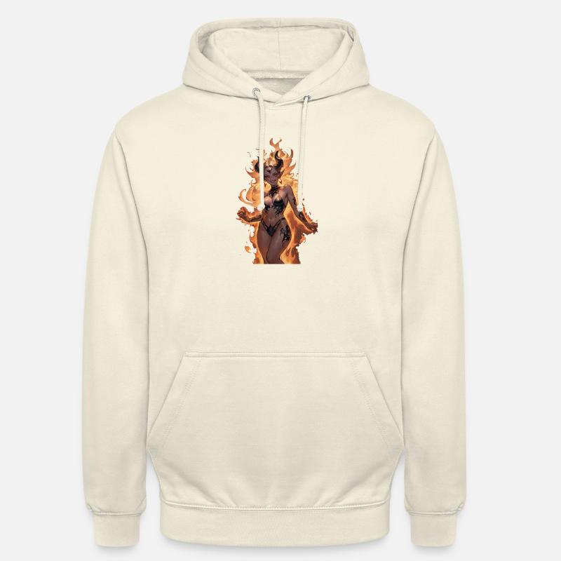 Feuerdämon - Unisex Hoodie - Vanille-Milchshake