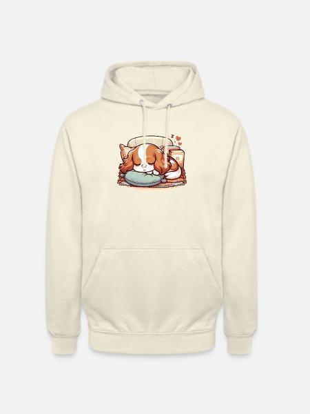 Design Cavalier Dodo - Geschenkidee Süße - Unisex Hoodie - Vanille-Milchshake