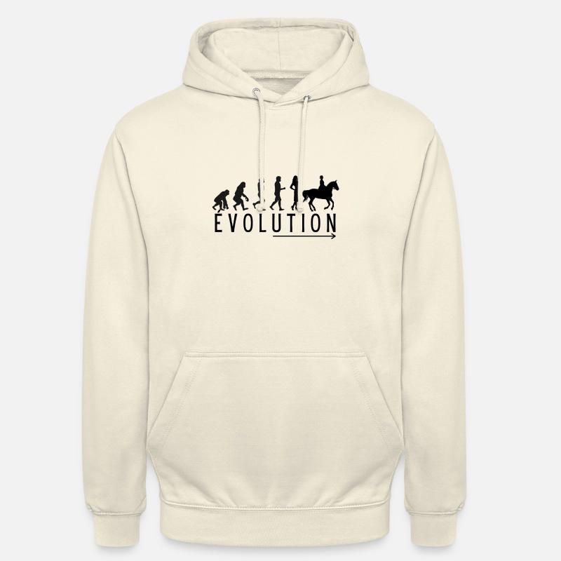 Evolution - Sweat-shirt à capuche unisexe - vanille