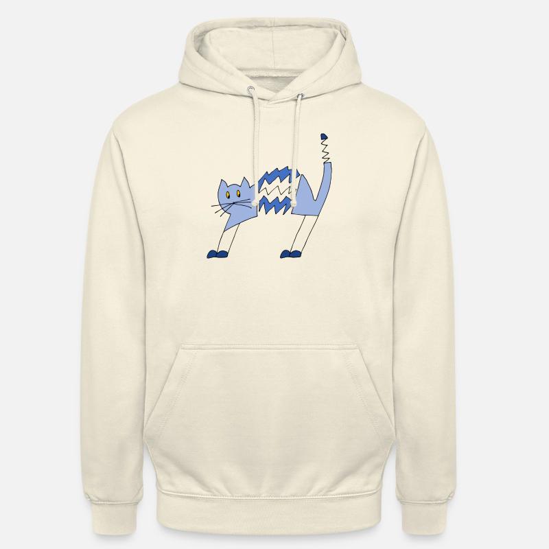 Cat - Unisex Hoodie - vanilla