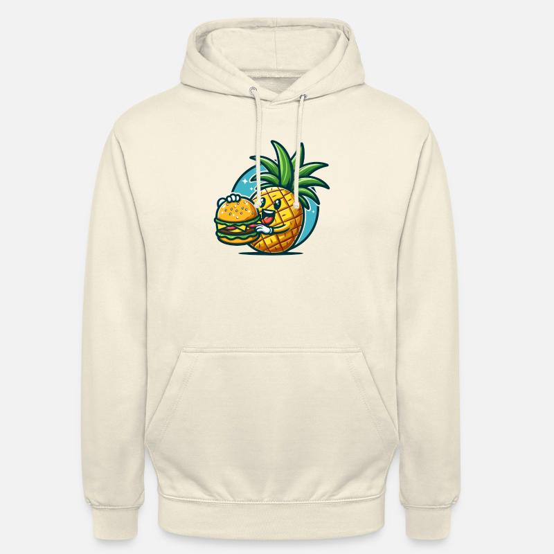 Ananas-Burger - Unisex Hoodie - Vanille-Milchshake
