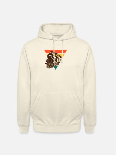 Oldtimer-Lokomotive - Geschenkidee - Unisex Hoodie - Vanille-Milchshake