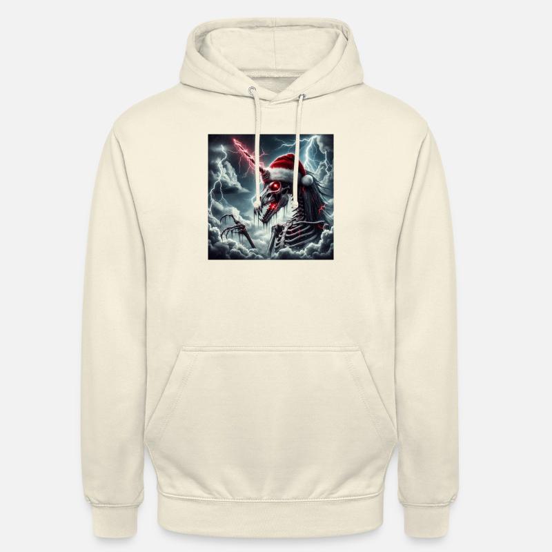 Licorne de Noël - Sweat-shirt à capuche unisexe - vanille