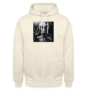 Astronomie - Unisex Hoodie - Vanille-Milchshake - Vorne - Alina (178cm) & Michal (187cm)