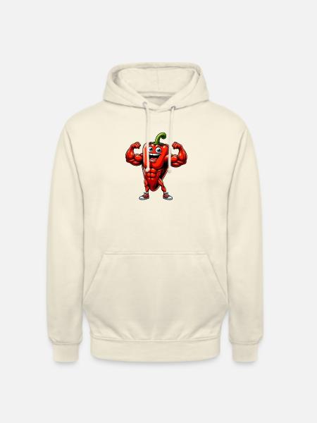 Piments pumper - Sweat-shirt à capuche unisexe - vanille