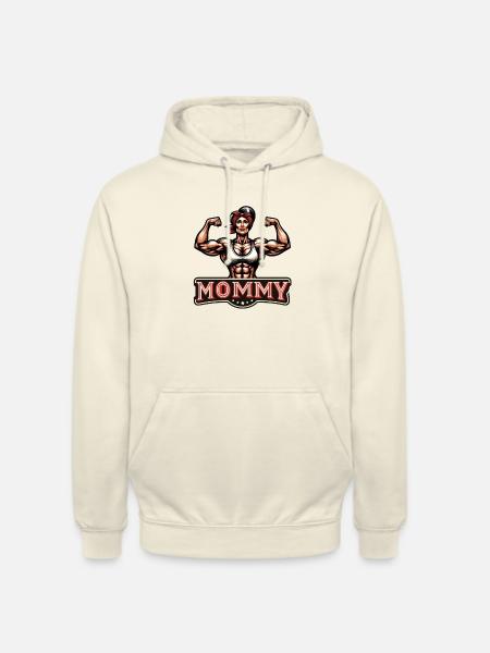 Muscle Mommy Front - Unisex Hoodie - Vanille-Milchshake