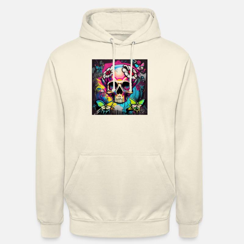 Schädel - Unisex Hoodie - Vanille-Milchshake