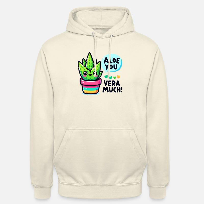 Aloe vous vera beaucoup - Sweat-shirt à capuche unisexe - vanille