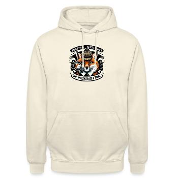 Solving Mysteries - Unisex Hoodie - vanilla - Front - Alina (178cm) & Michal (187cm)