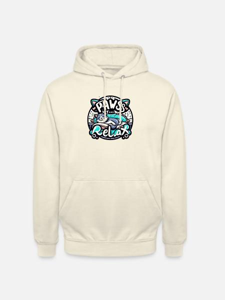 PAWSS & RELAX - Unisex Hoodie - Vanille-Milchshake