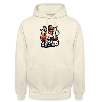 Outfoxing the Mystery - Unisex Hoodie - vanilla - Front - Alina (178cm) & Michal (187cm)