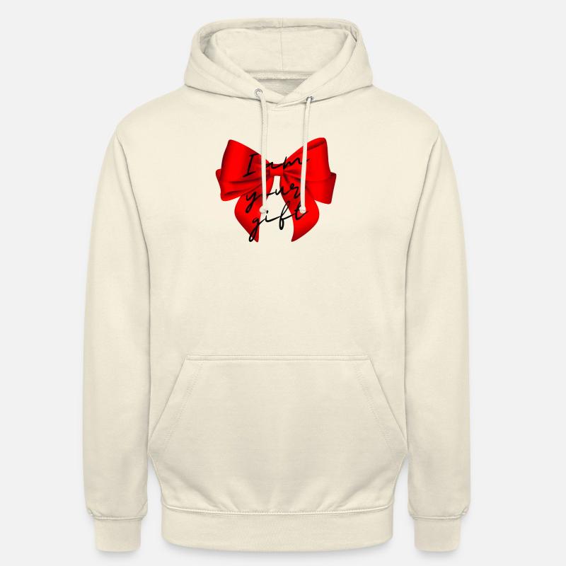 Schleife Geschenk - Unisex Hoodie - Vanille-Milchshake
