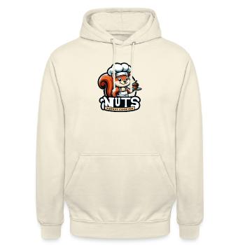Nuts about Cooking - Unisex Hoodie - vanilla - Front - Alina (178cm) & Michal (187cm)
