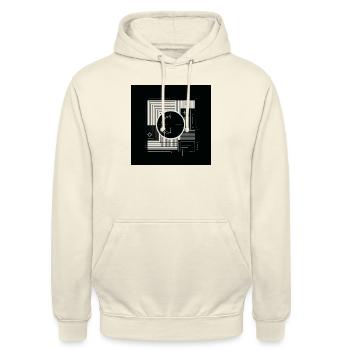 Architectural Fusion - Unisex Hoodie - Vanille-Milchshake - Vorne - Alina (178cm) & Michal (187cm)