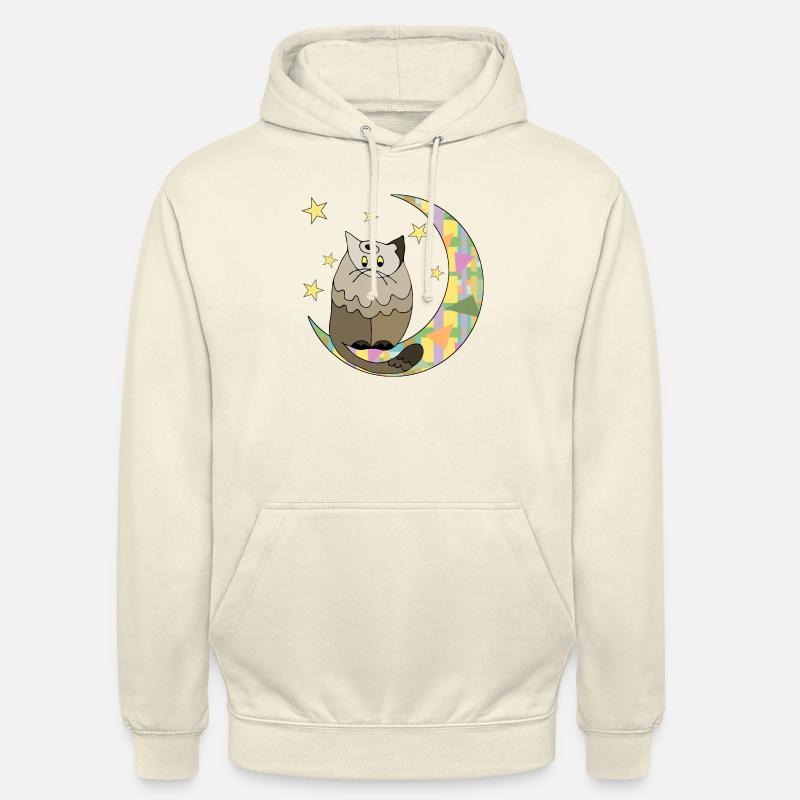 Chat - Sweat-shirt à capuche unisexe - vanille