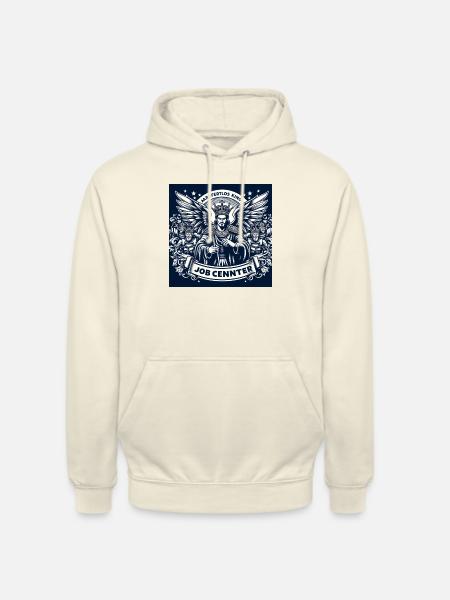 Unemployed King - Unisex Hoodie - vanilla