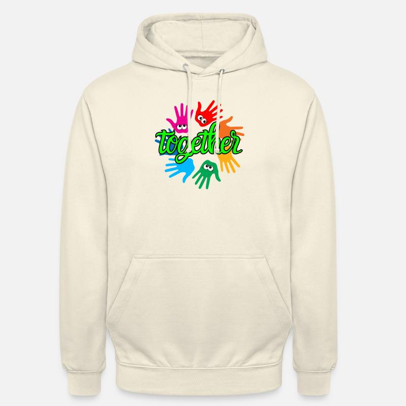 ensemble - Sweat-shirt à capuche unisexe - vanille