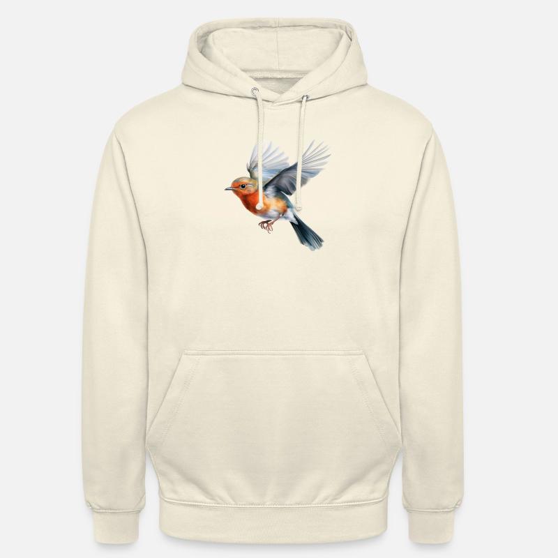Robin-Flug - Unisex Hoodie - Vanille-Milchshake