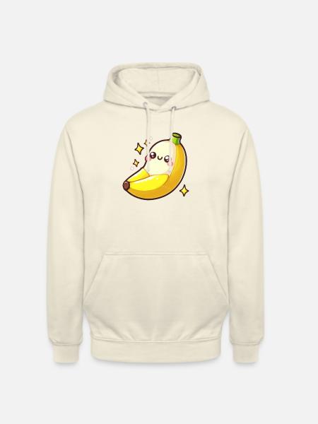 Bébé banane - Sweat-shirt à capuche unisexe - vanille