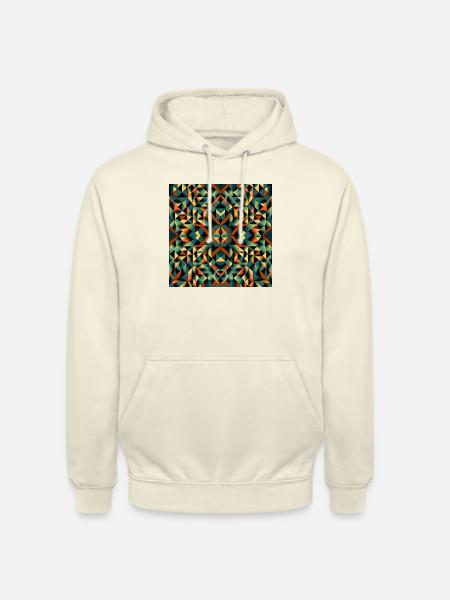 Geometrische Abstraktion - Unisex Hoodie - Vanille-Milchshake