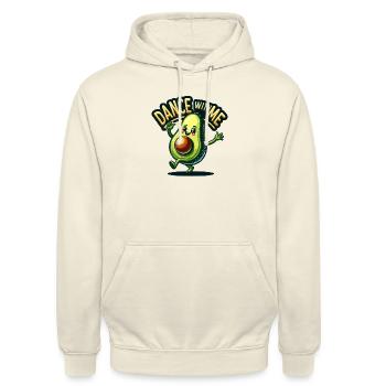 Dance With Me Avocado - Unisex Hoodie - vanilla - Front - Alina (178cm) & Michal (187cm)