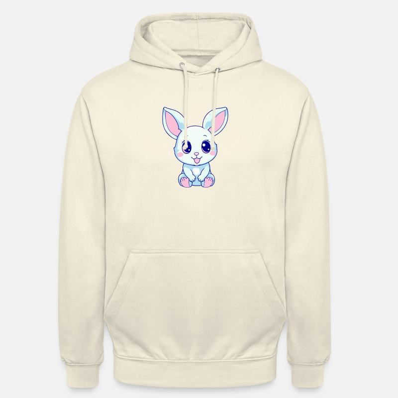 Bébé lapin - Sweat-shirt à capuche unisexe - vanille