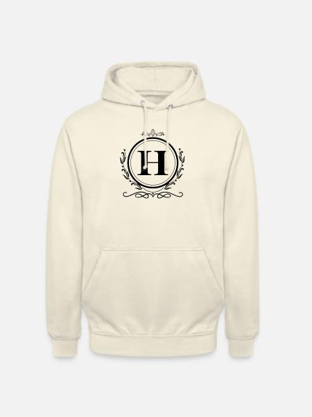 Buchstabe H Dekoration - Unisex Hoodie - Vanille-Milchshake