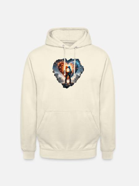 Valentine's Day at War - Unisex Hoodie - vanilla