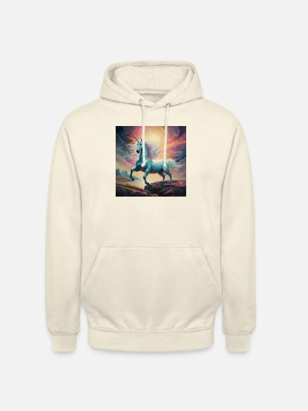 Einhorn 1 1 - Unisex Hoodie - Vanille-Milchshake