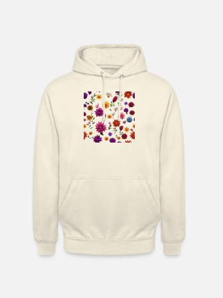 Flowers 2 - Unisex Hoodie - vanilla