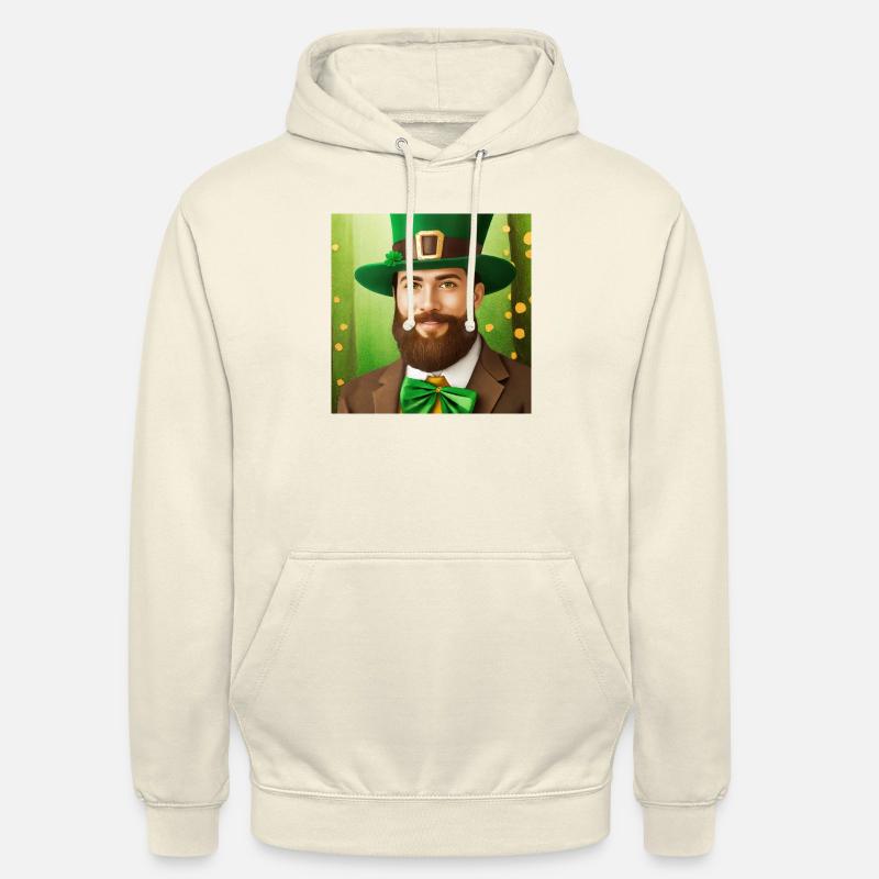 saint patrick - Sweat-shirt à capuche unisexe - vanille