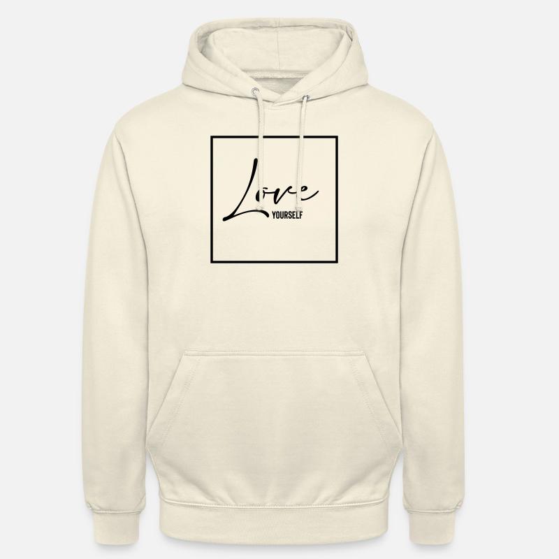 love yourself - Unisex Hoodie - Vanille-Milchshake