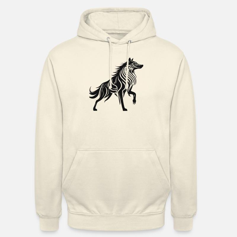 Résumé de loup - Sweat-shirt à capuche unisexe - vanille