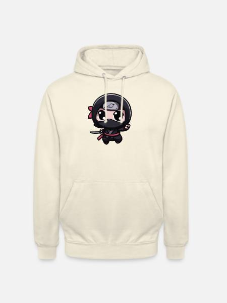 Cute Kawaii Chibi Ninja - Unisex Hoodie - vanilla