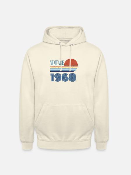 Jahrgang 1968 - Unisex Hoodie - Vanille-Milchshake